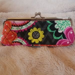 Vera Bradley Kisslock Case Ziggy Zinnia